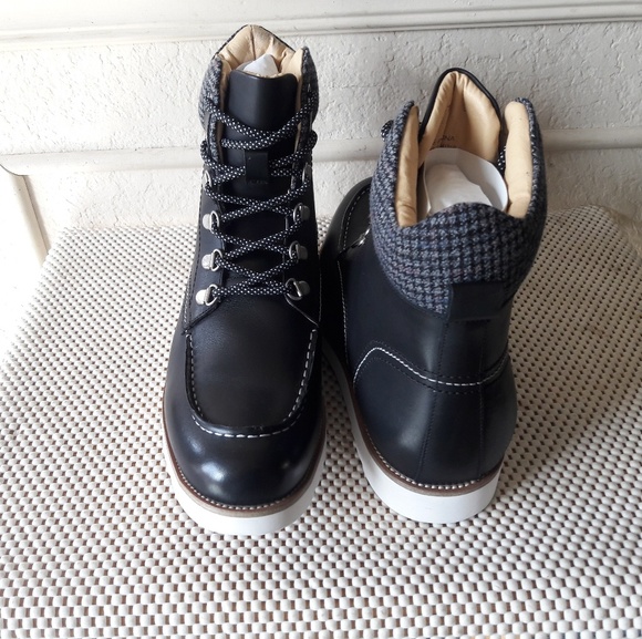 English Laundry leather boots